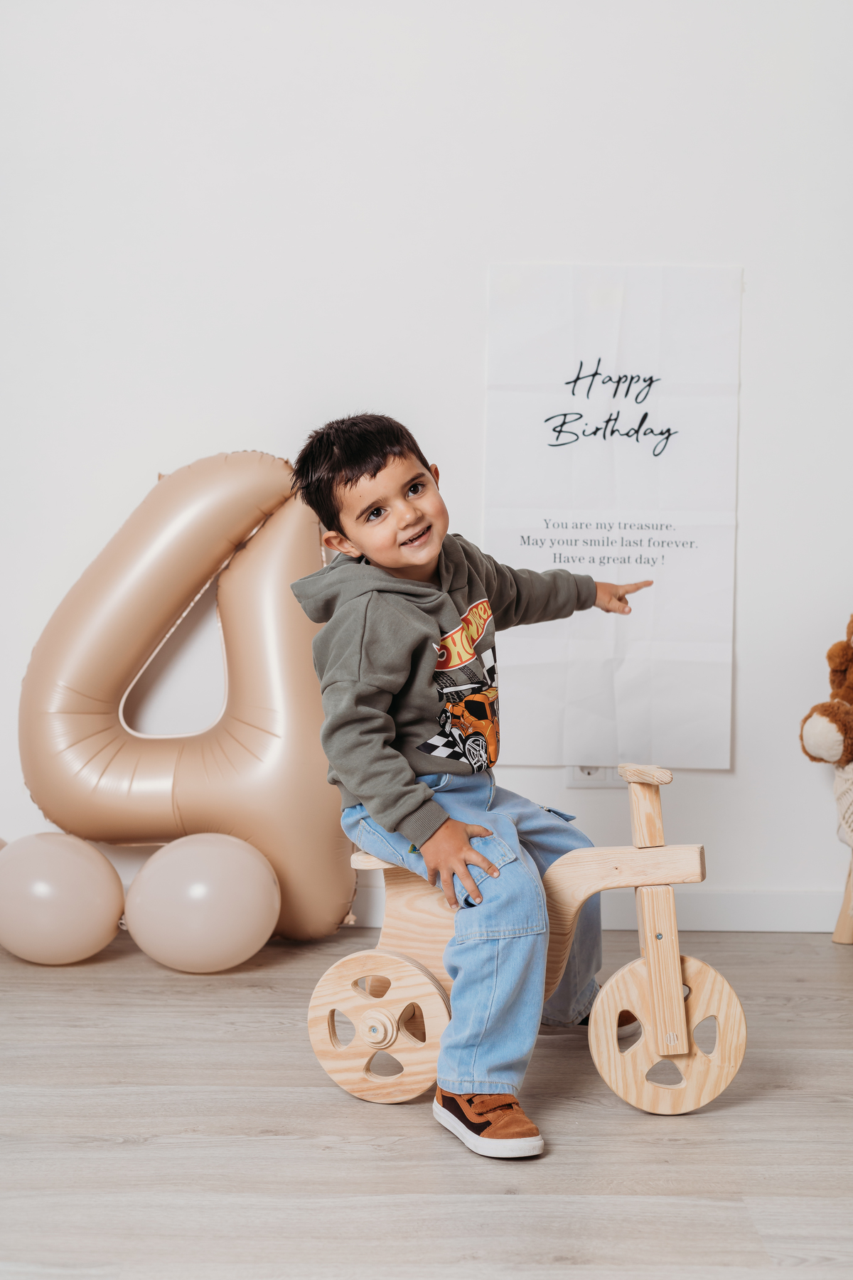 Sessão fotográfica - 4 anos 