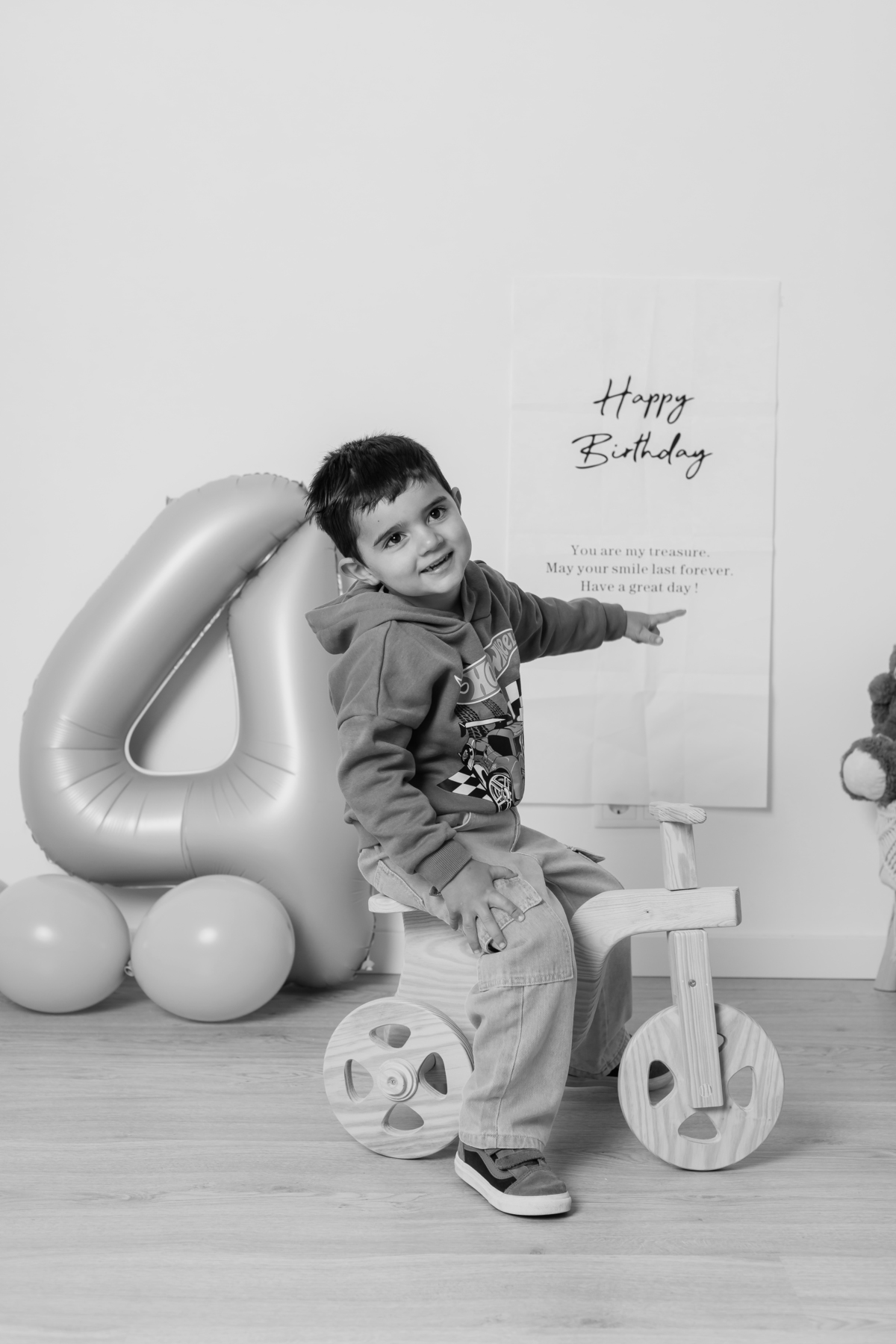 Sessão fotográfica - 4 anos 