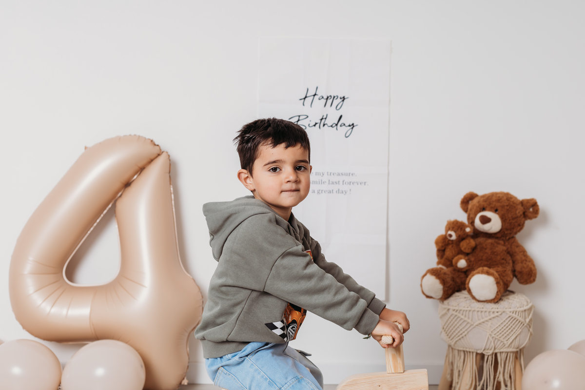 Sessão fotográfica - 4 anos 