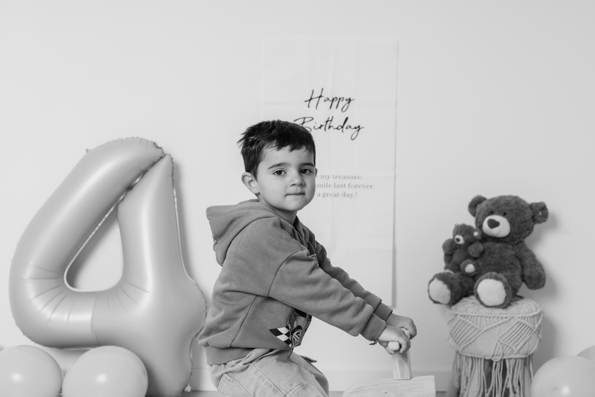 Sessão fotográfica - 4 anos 