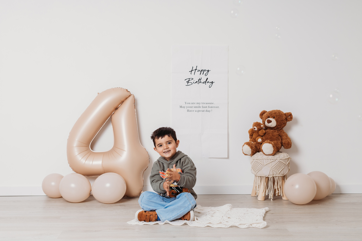 Sessão fotográfica - 4 anos 