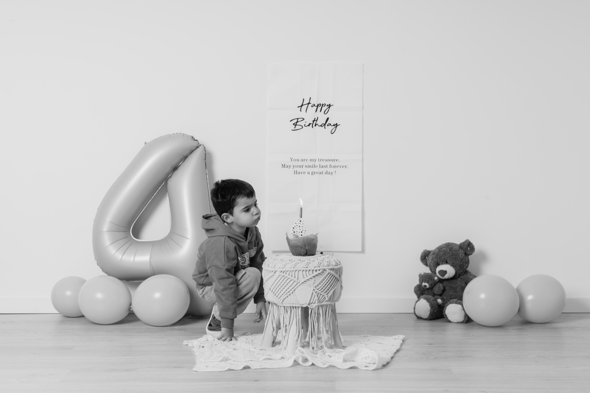 Sessão fotográfica - 4 anos 