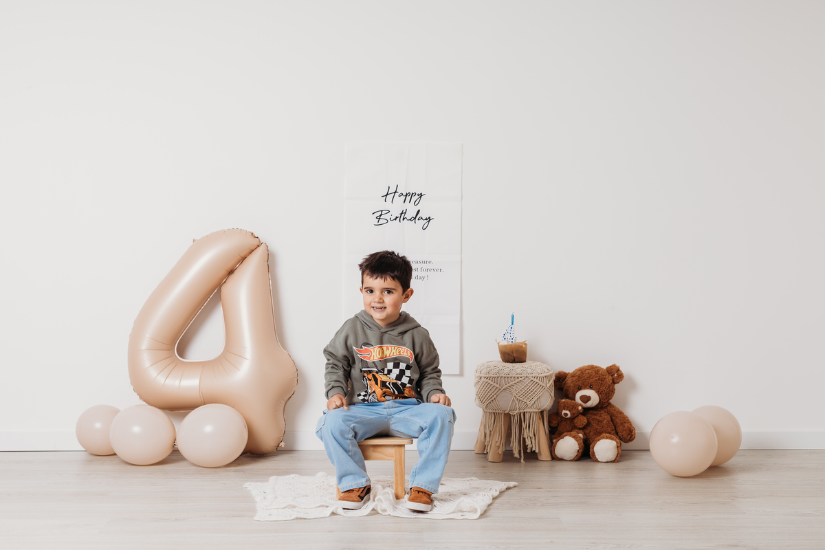 Sessão fotográfica - 4 anos 