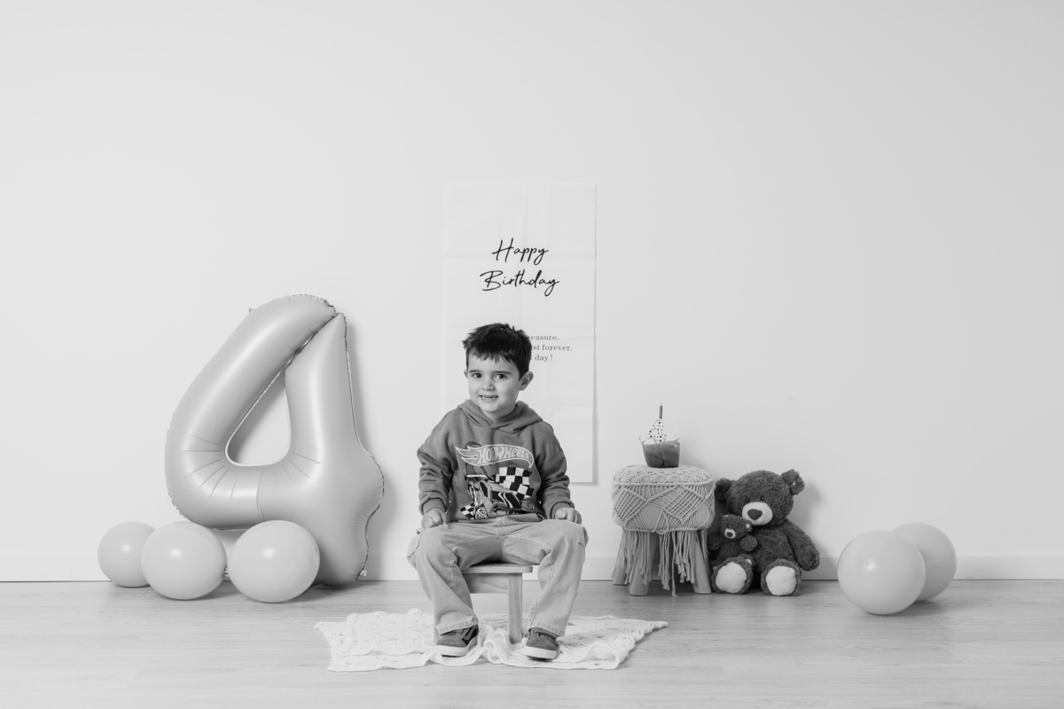 Sessão fotográfica - 4 anos 