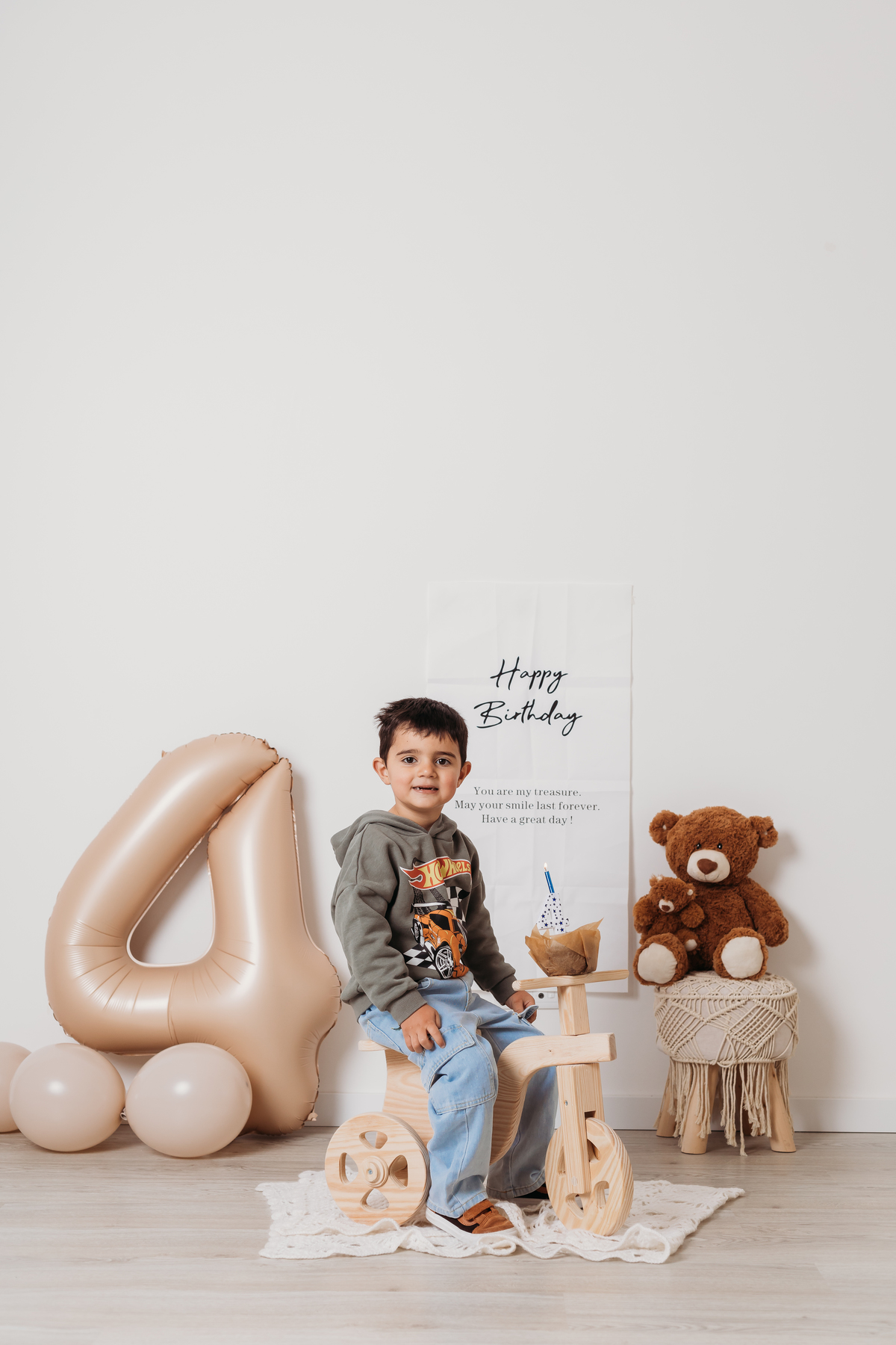 Sessão fotográfica - 4 anos 