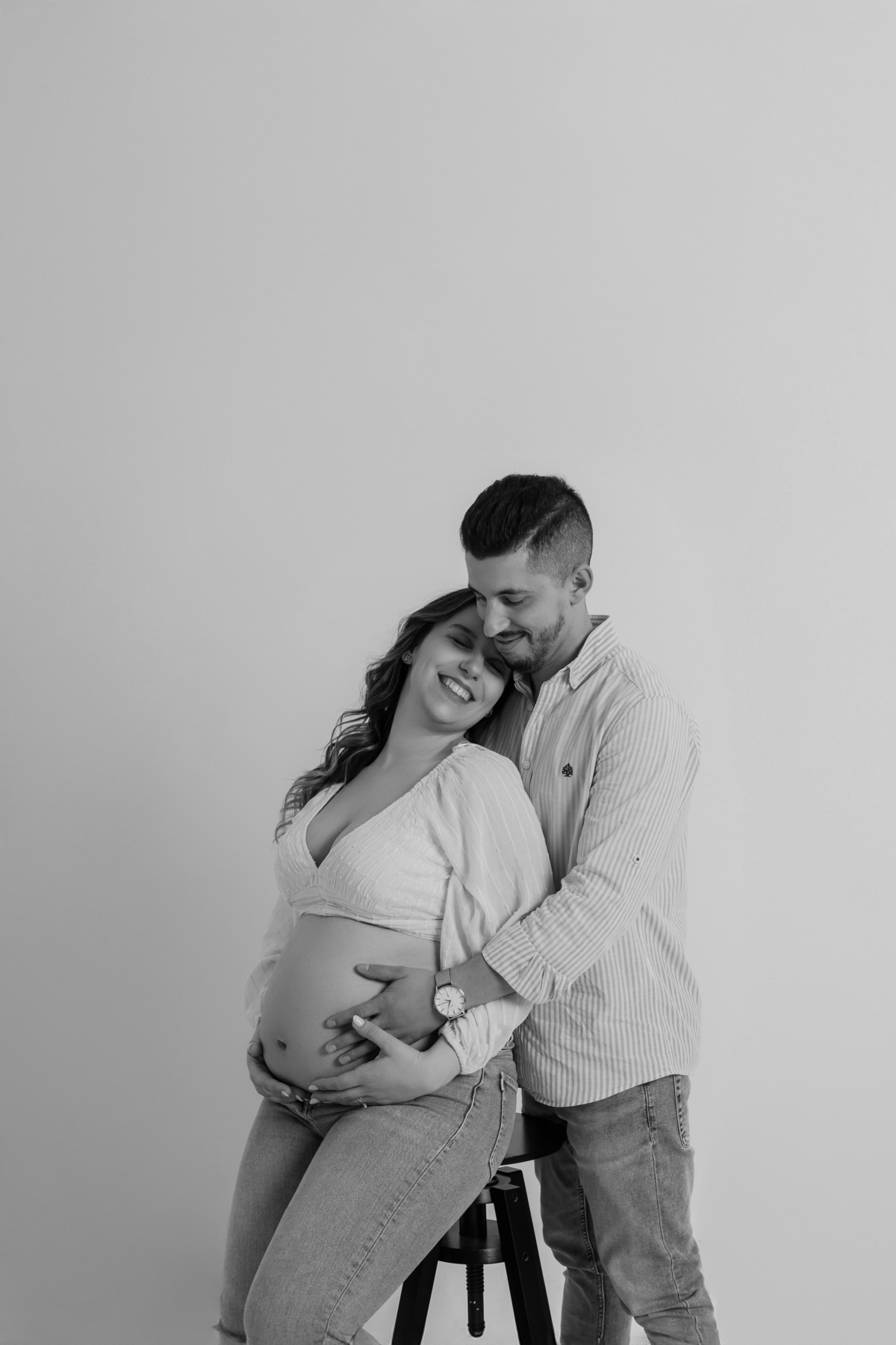 Sessão de grávida - Estúdio