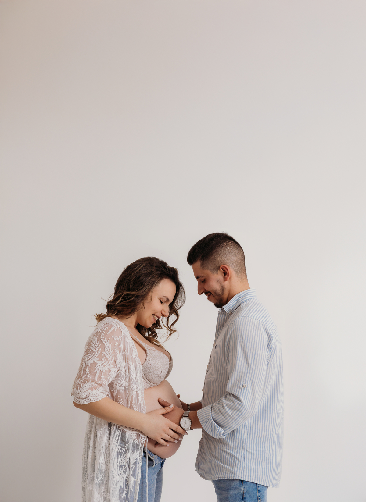 Sessão de grávida - Estúdio