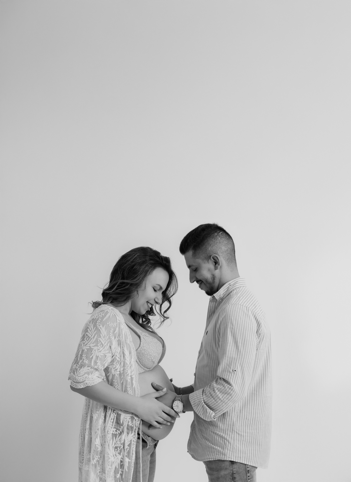 Sessão de grávida - Estúdio