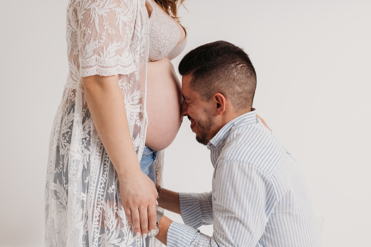 Sessão de grávida - Estúdio