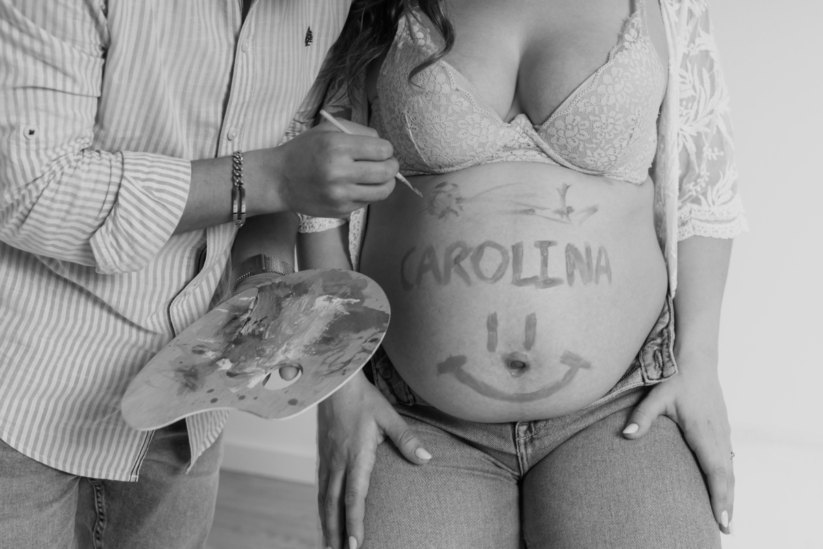 Sessão de grávida - Estúdio