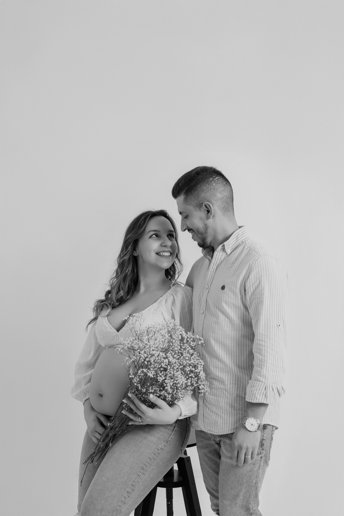 Sessão de grávida - Estúdio