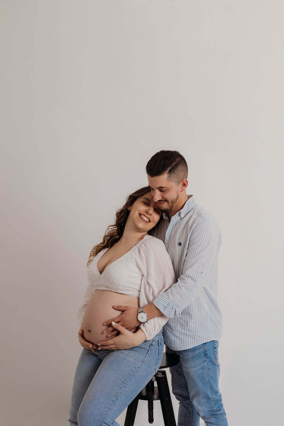 Sessão de grávida - Estúdio