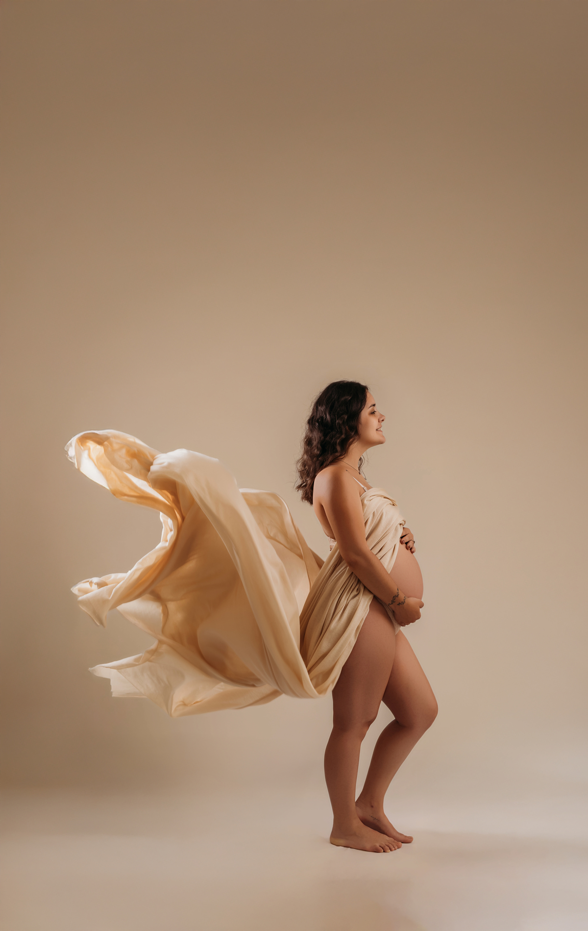 Sessão de grávida - Estúdio