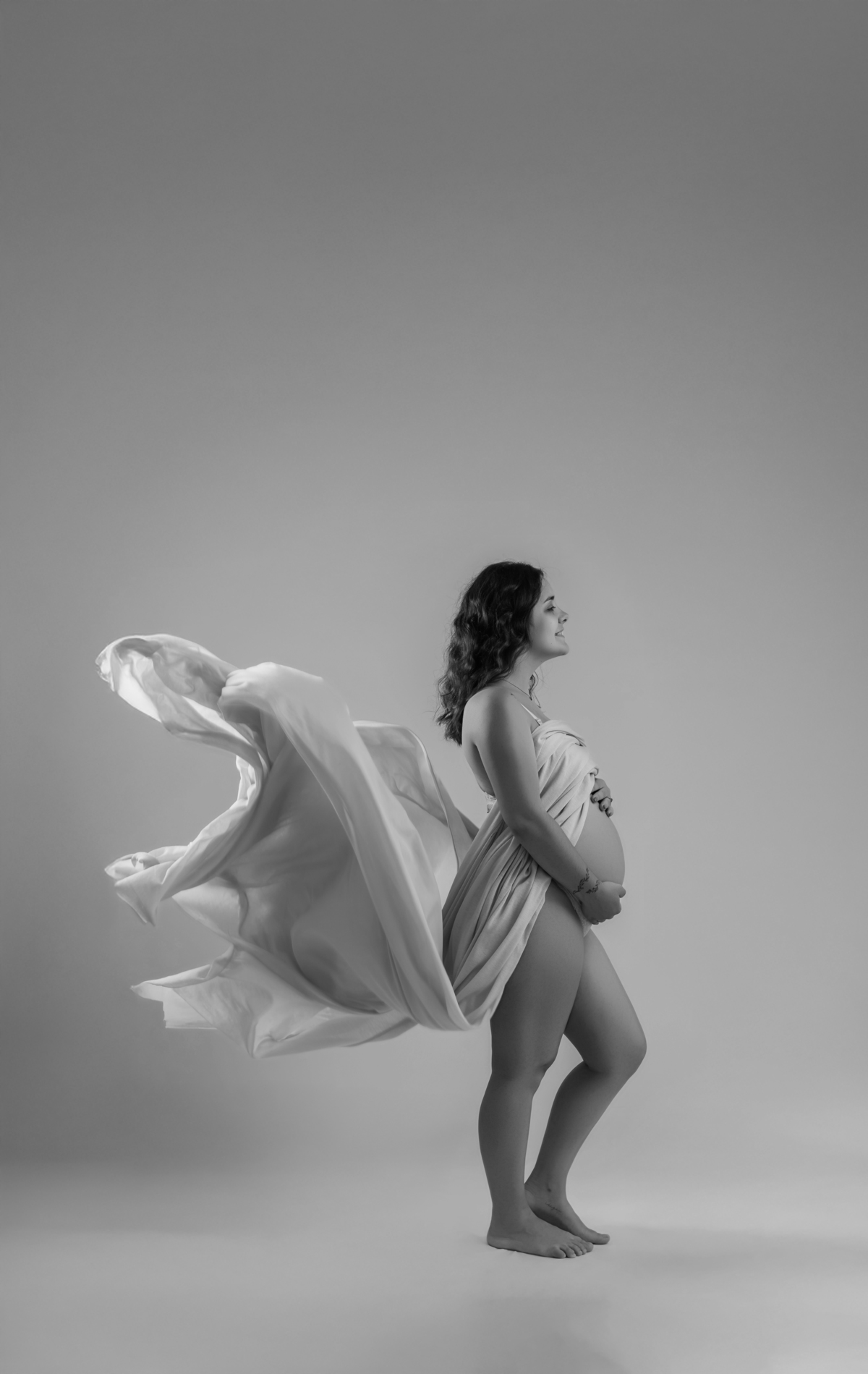 Sessão de grávida - Estúdio