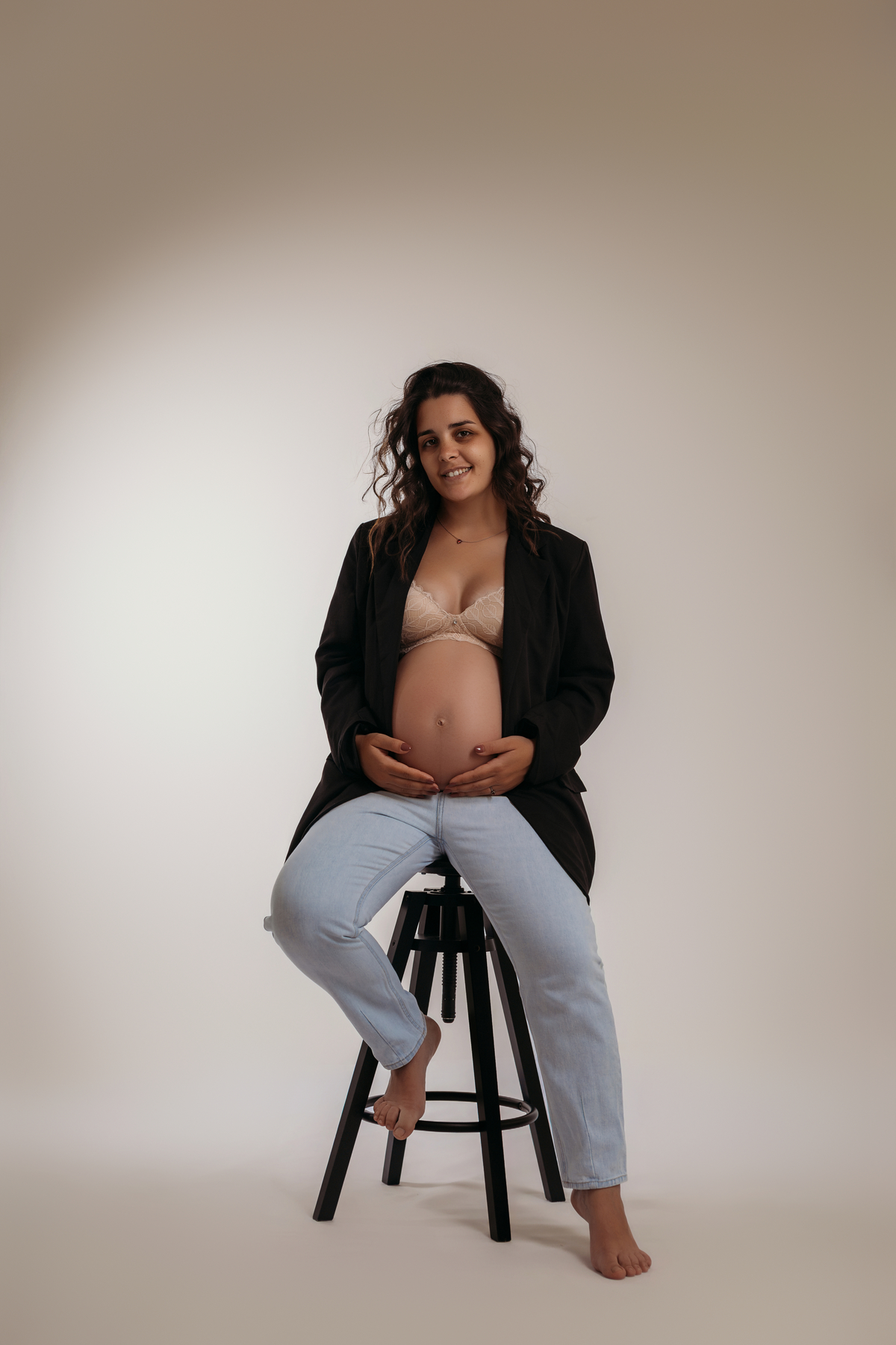 Sessão de grávida - Estúdio