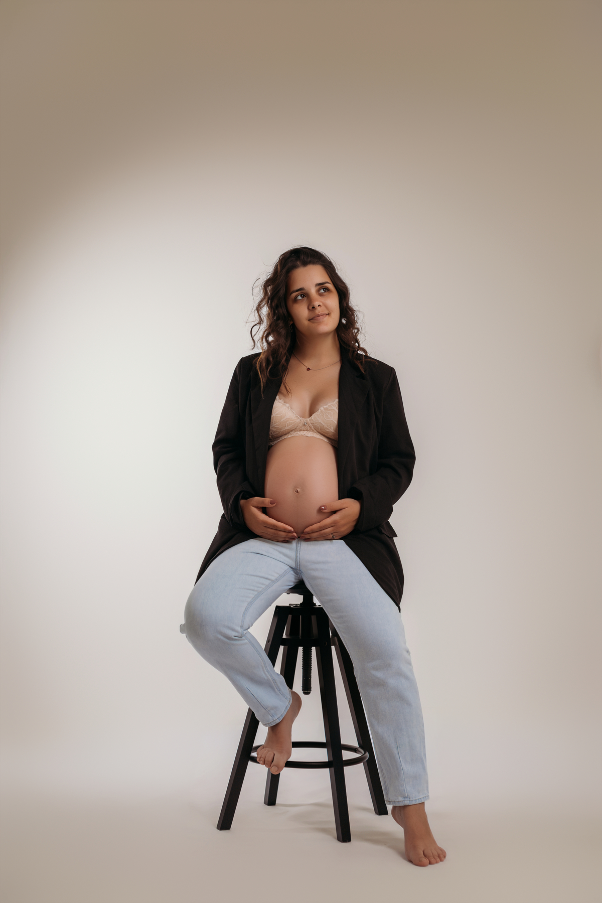 Sessão de grávida - Estúdio
