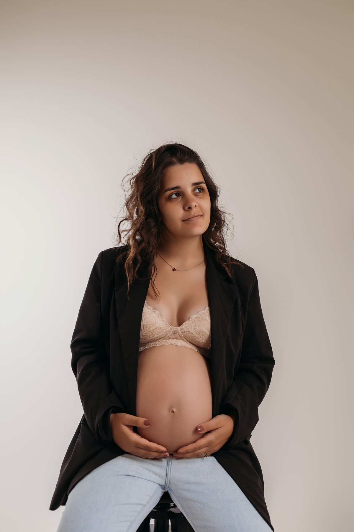 Sessão de grávida - Estúdio
