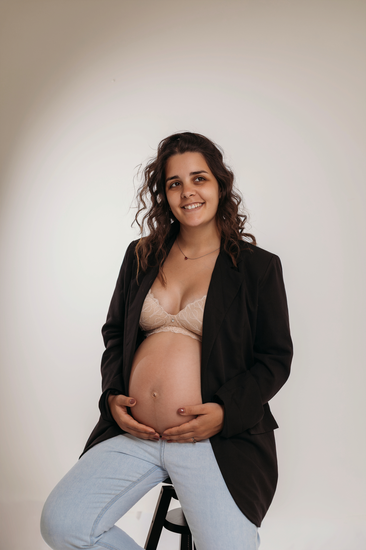 Sessão de grávida - Estúdio