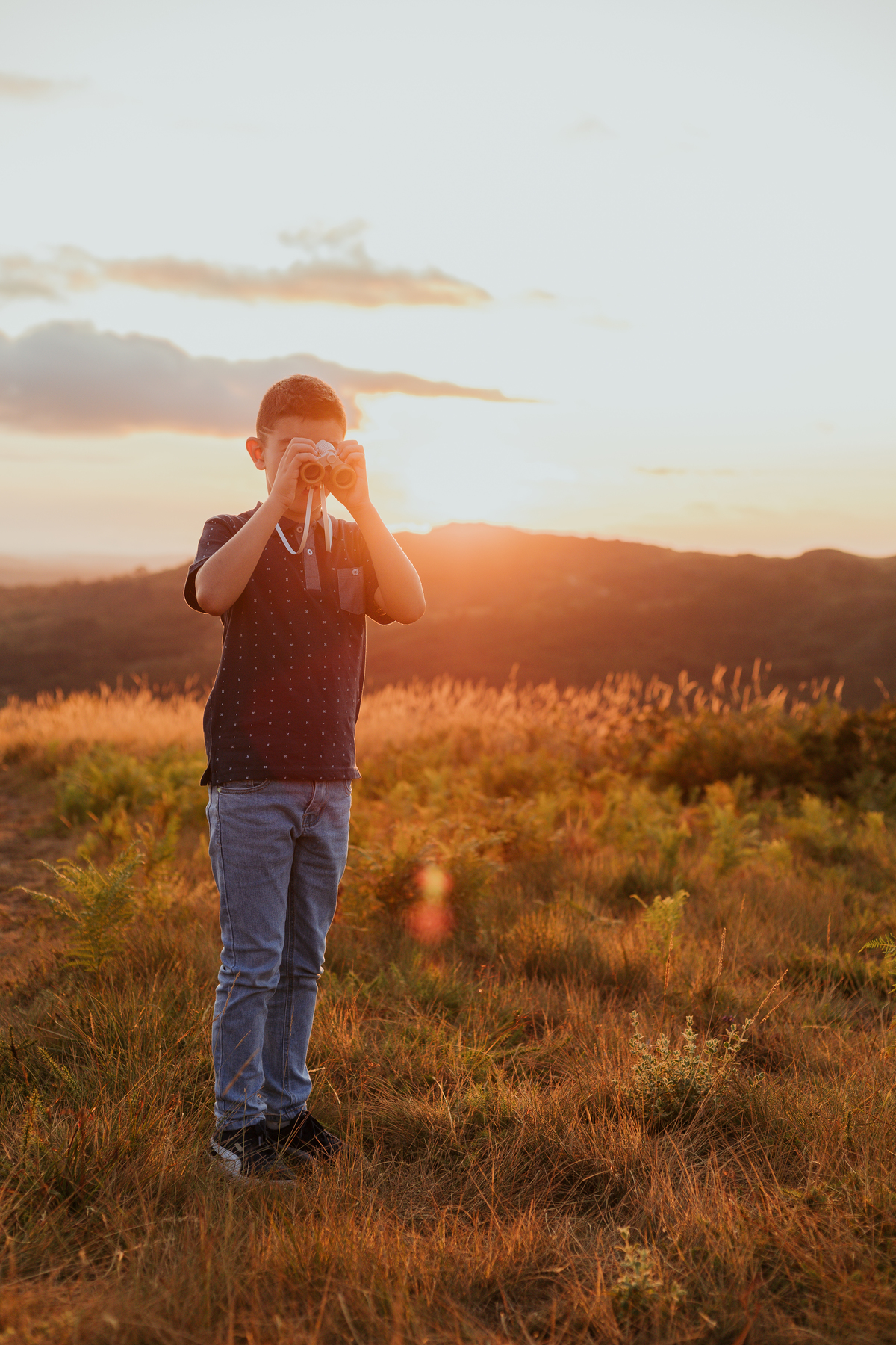 Sessão de crianças no exterior