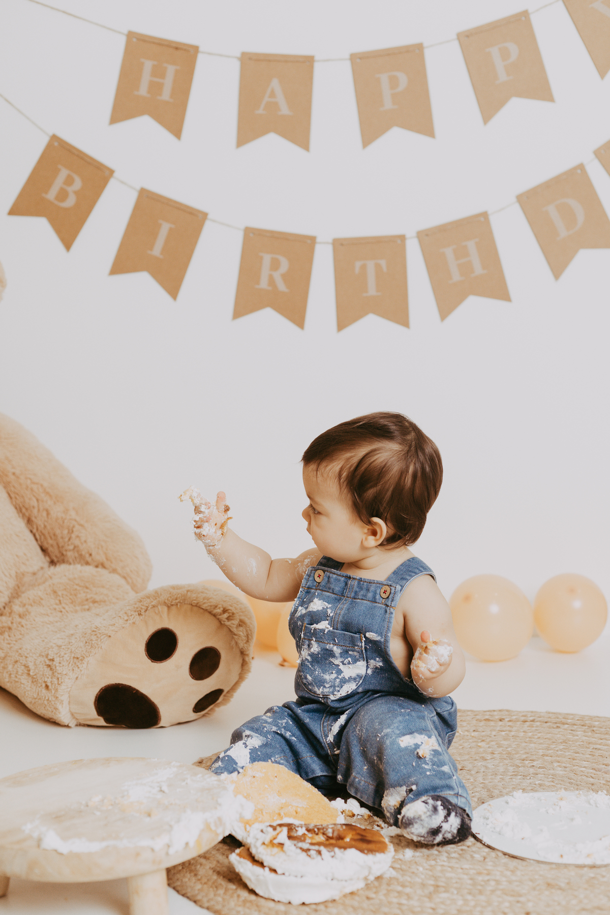 Sessão de smash the cake  