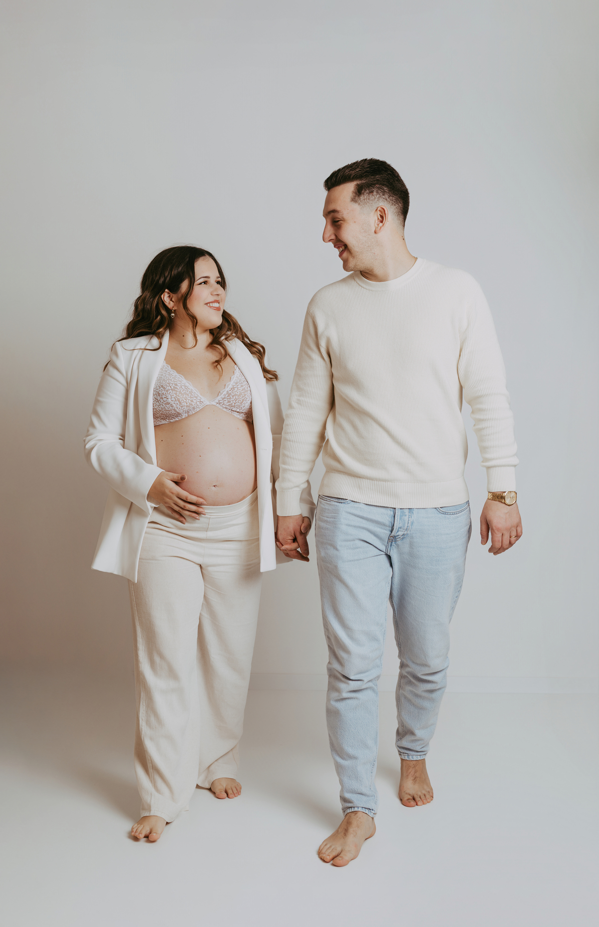 Sessão de grávida - Estúdio