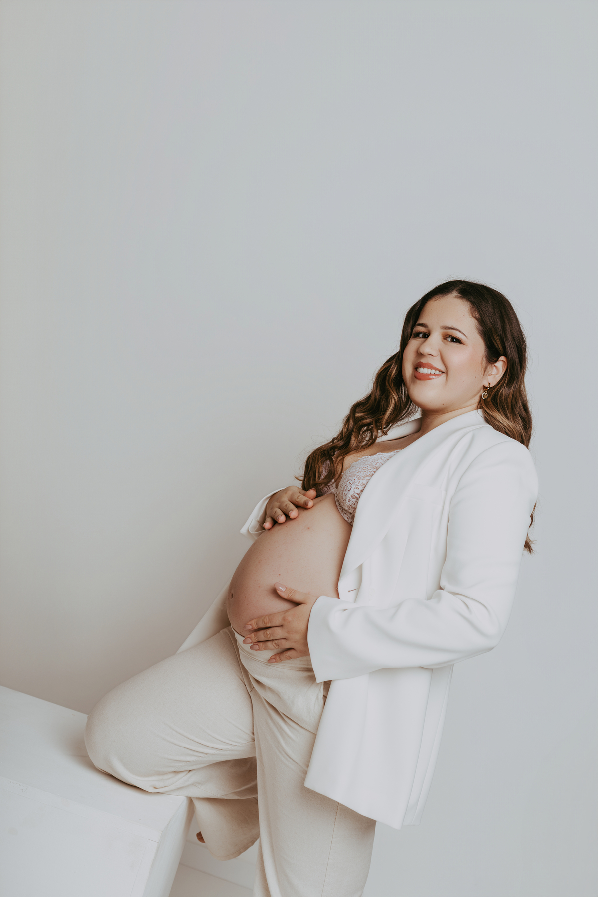 Sessão de grávida - Estúdio