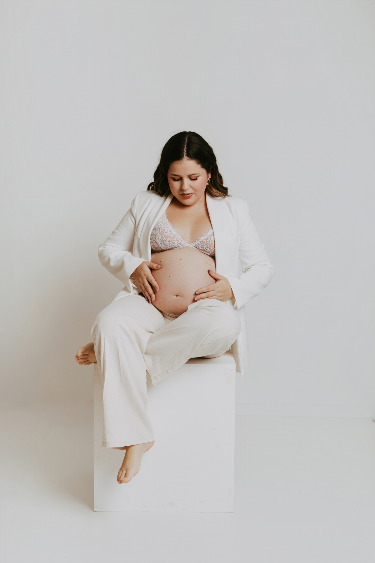 Sessão de grávida - Estúdio