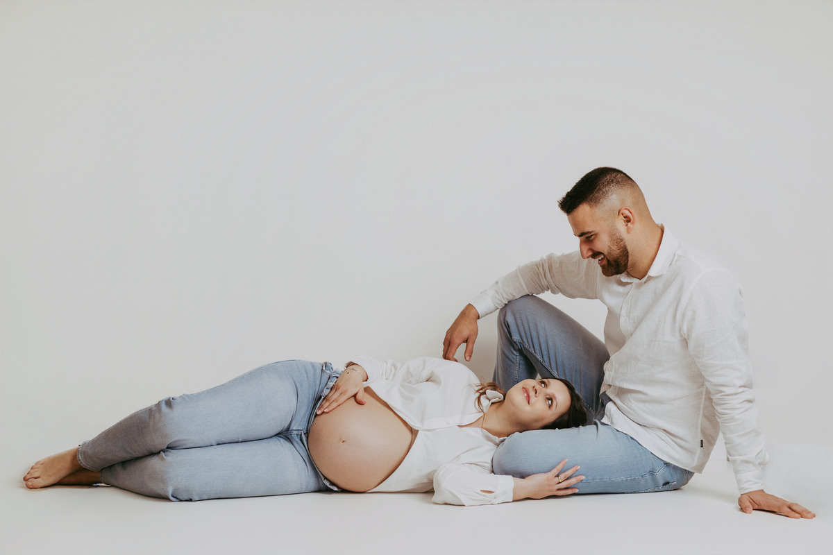 Sessão de grávida - Estúdio