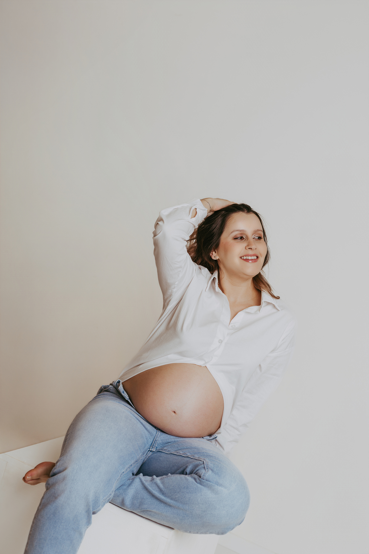 Sessão de grávida - Estúdio