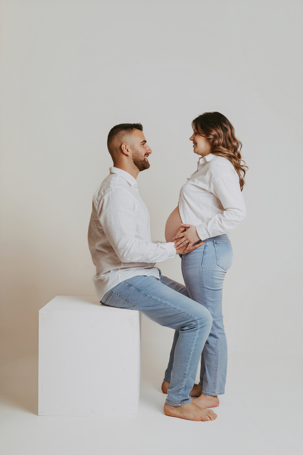 Sessão de grávida - Estúdio