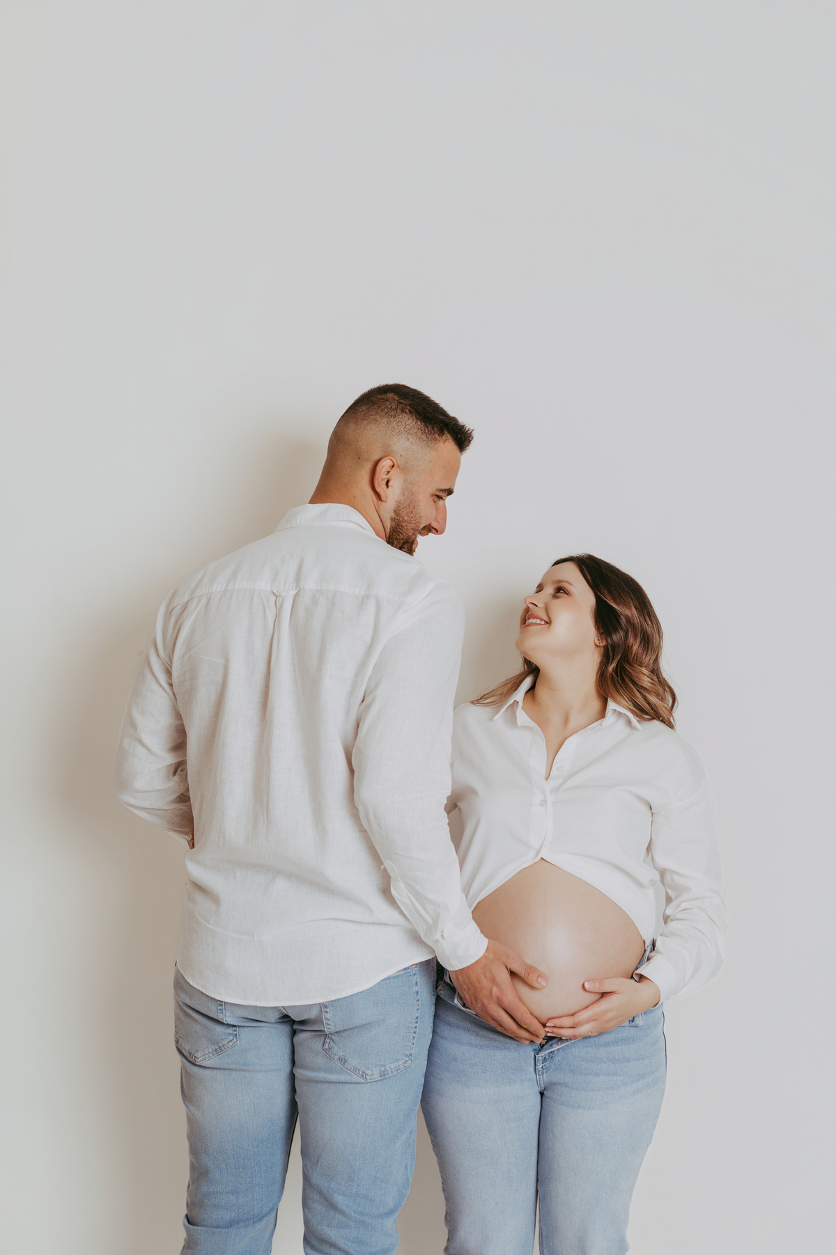 Sessão de grávida - Estúdio