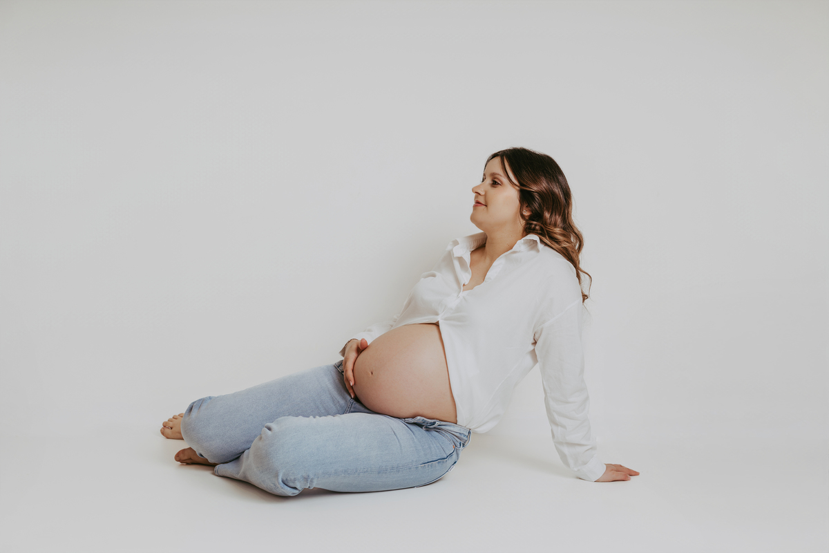 Sessão de grávida - Estúdio