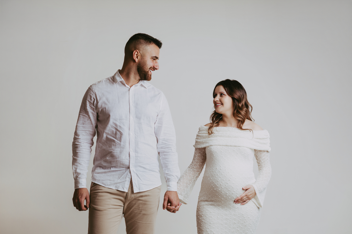 Sessão de grávida - Estúdio