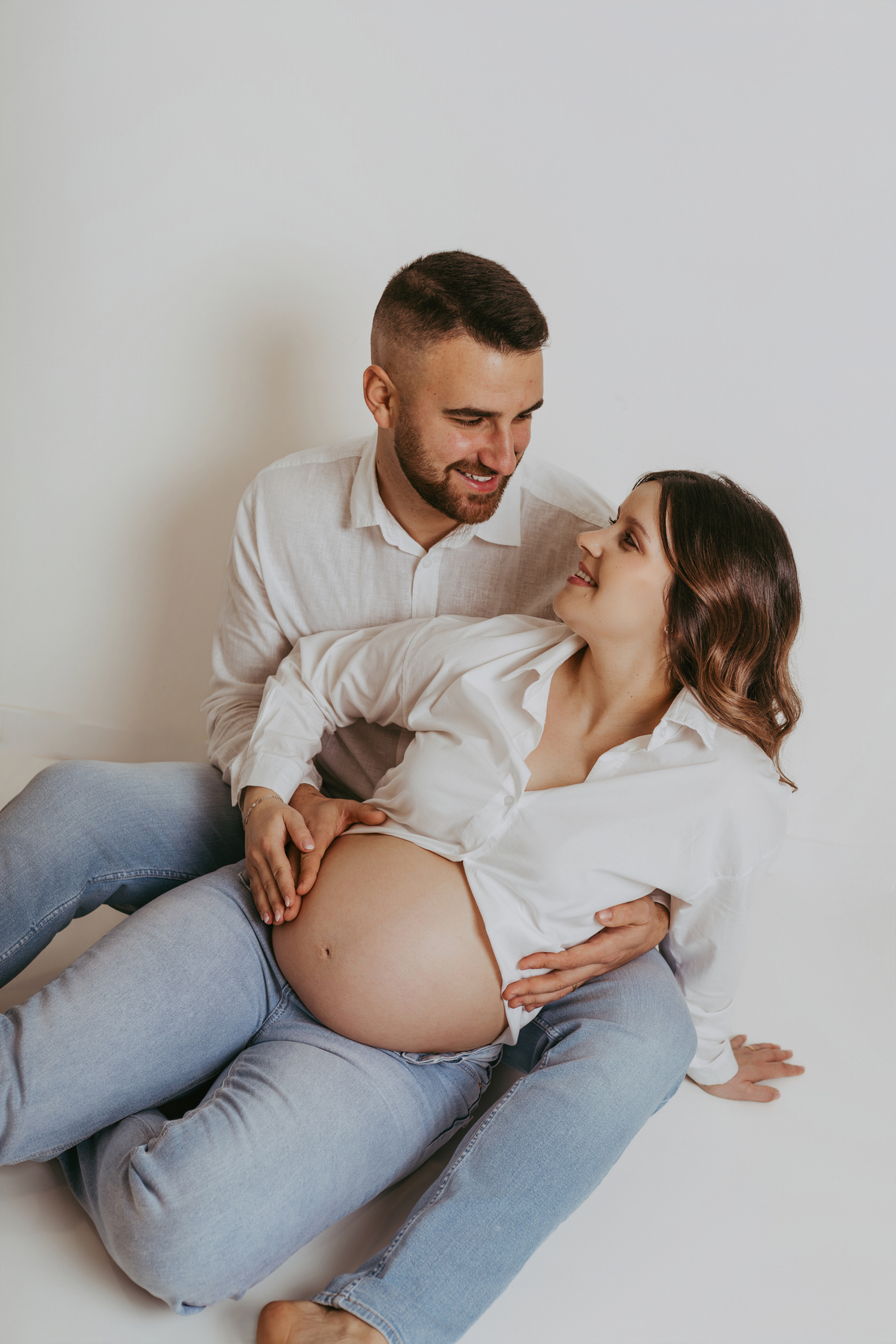 Sessão de grávida - Estúdio