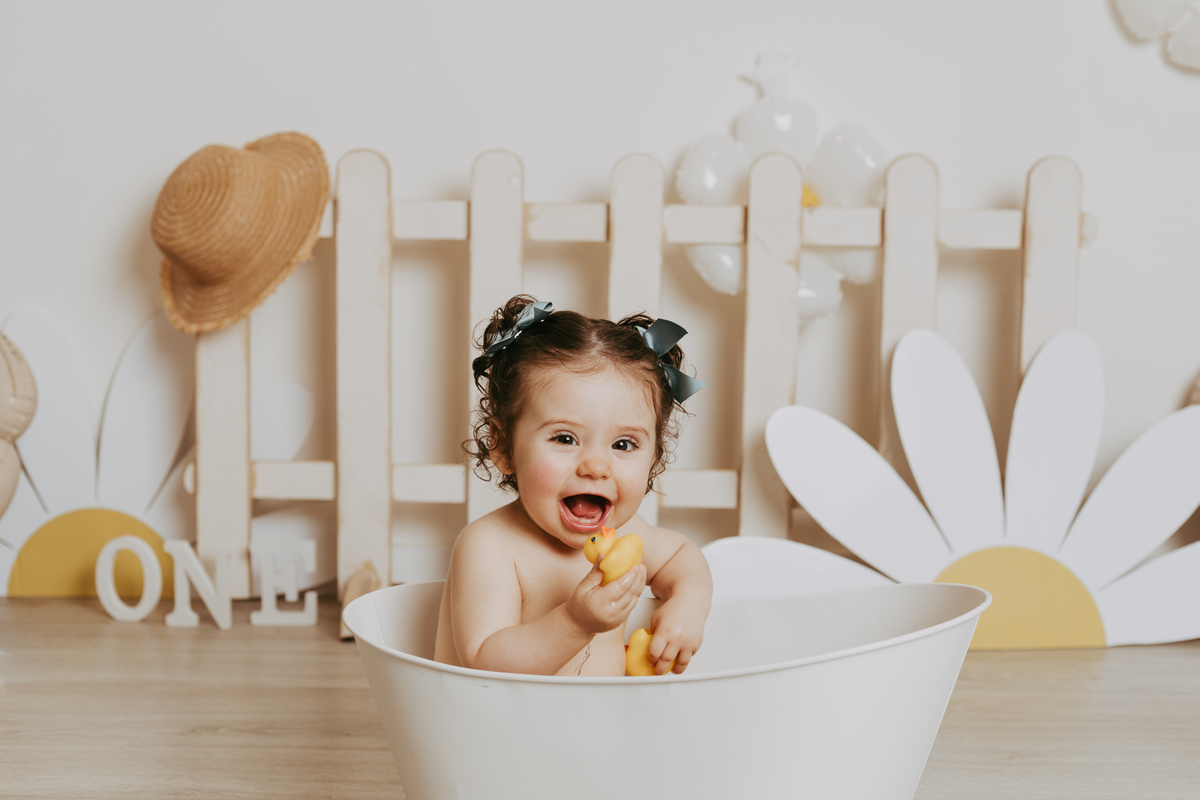 Sessão fotográfica de smash the cake  