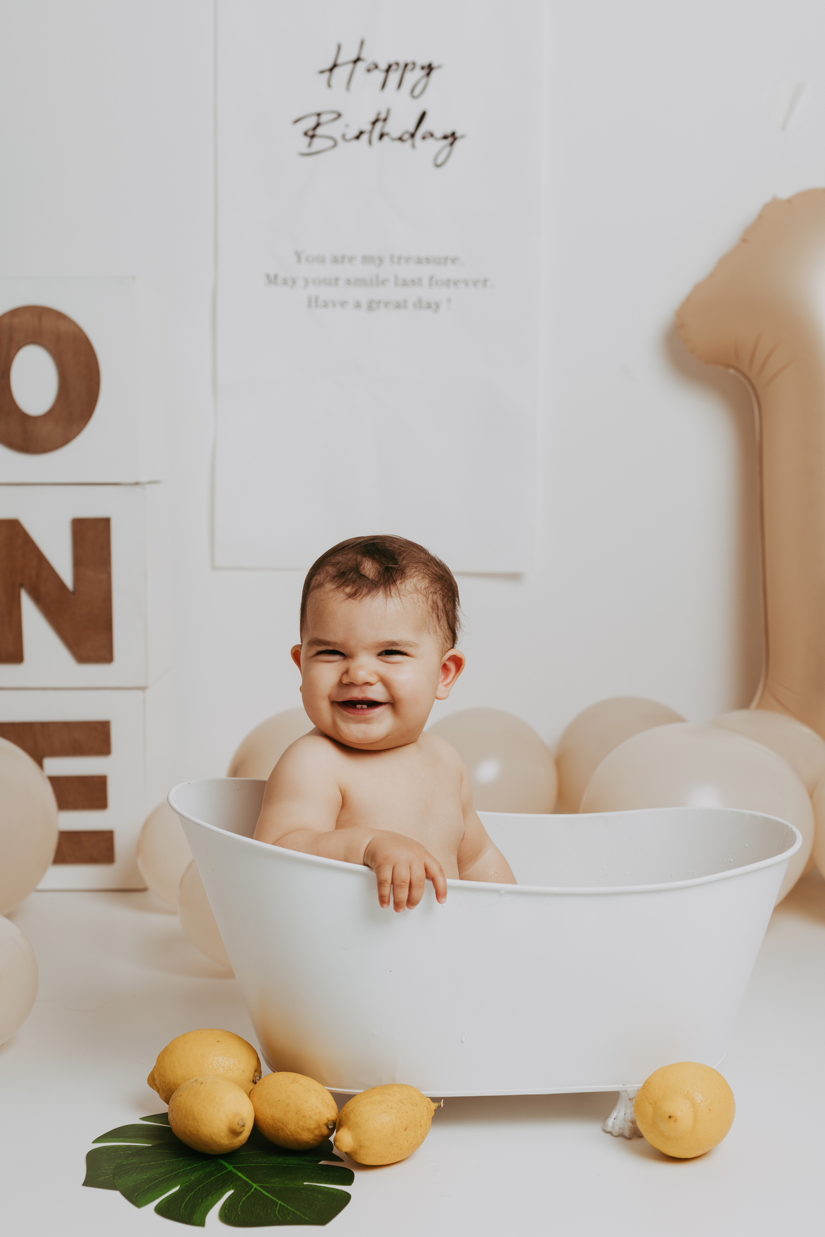 Sessão fotográfica de 1 ano