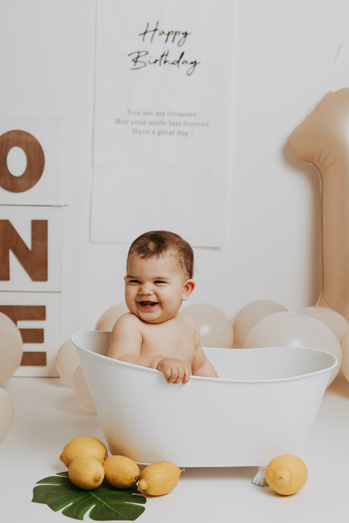 Sessão fotográfica de 1 ano