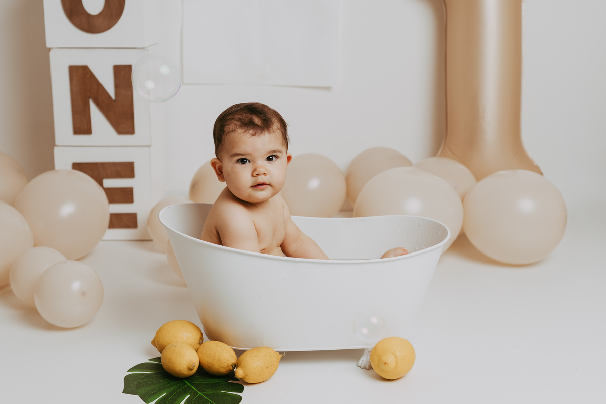 Sessão fotográfica de 1 ano
