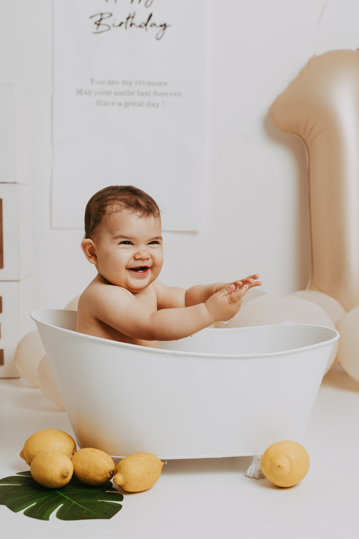 Sessão fotográfica de 1 ano