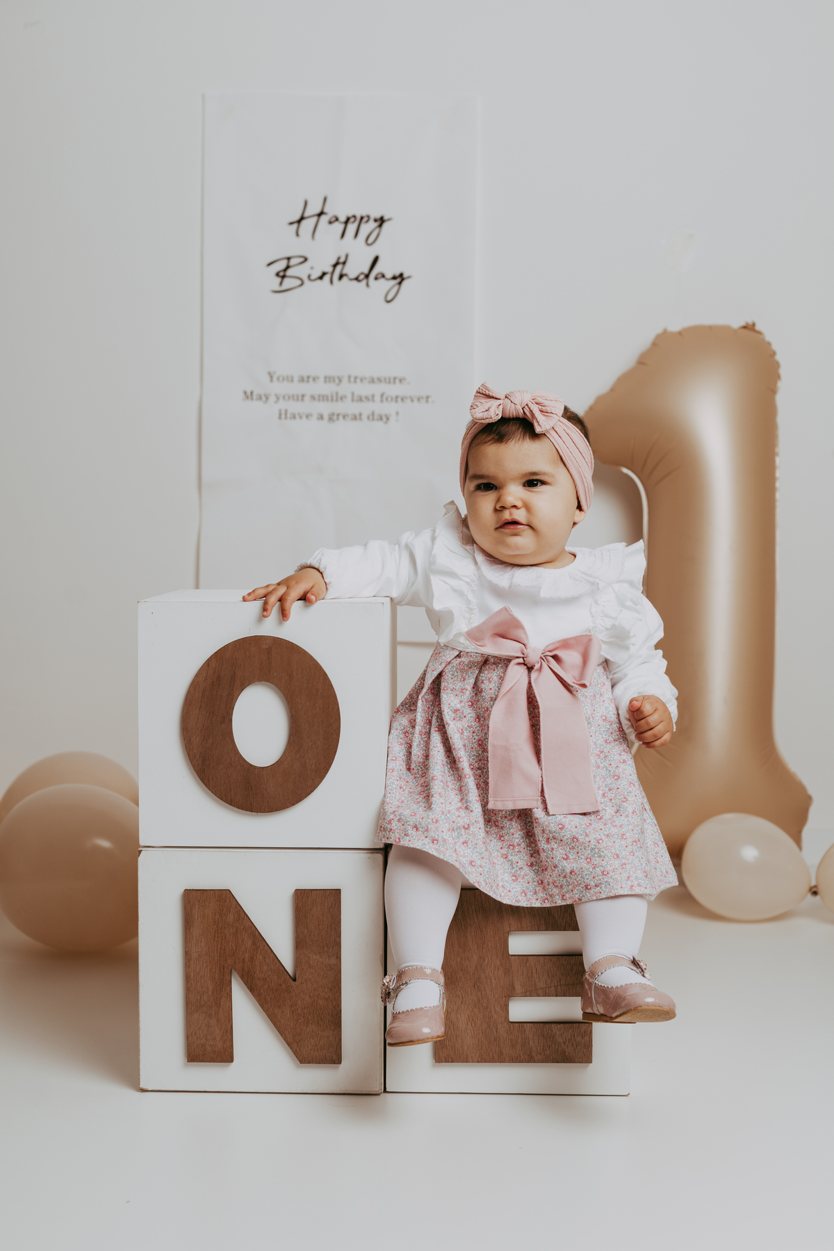 Sessão fotográfica de 1 ano