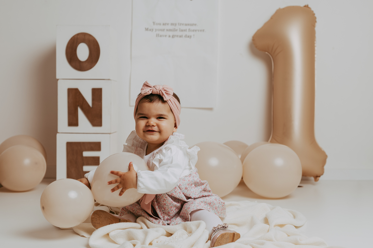 Sessão fotográfica de 1 ano