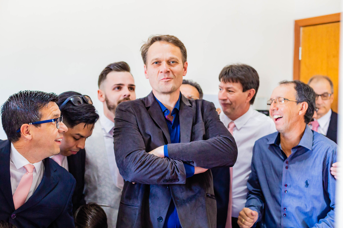 making of do noivo terno azul descontração