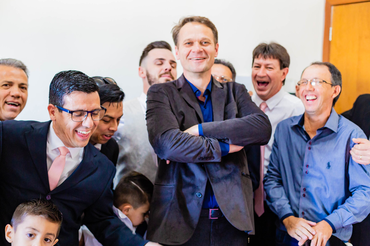 making of do noivo terno azul descontração