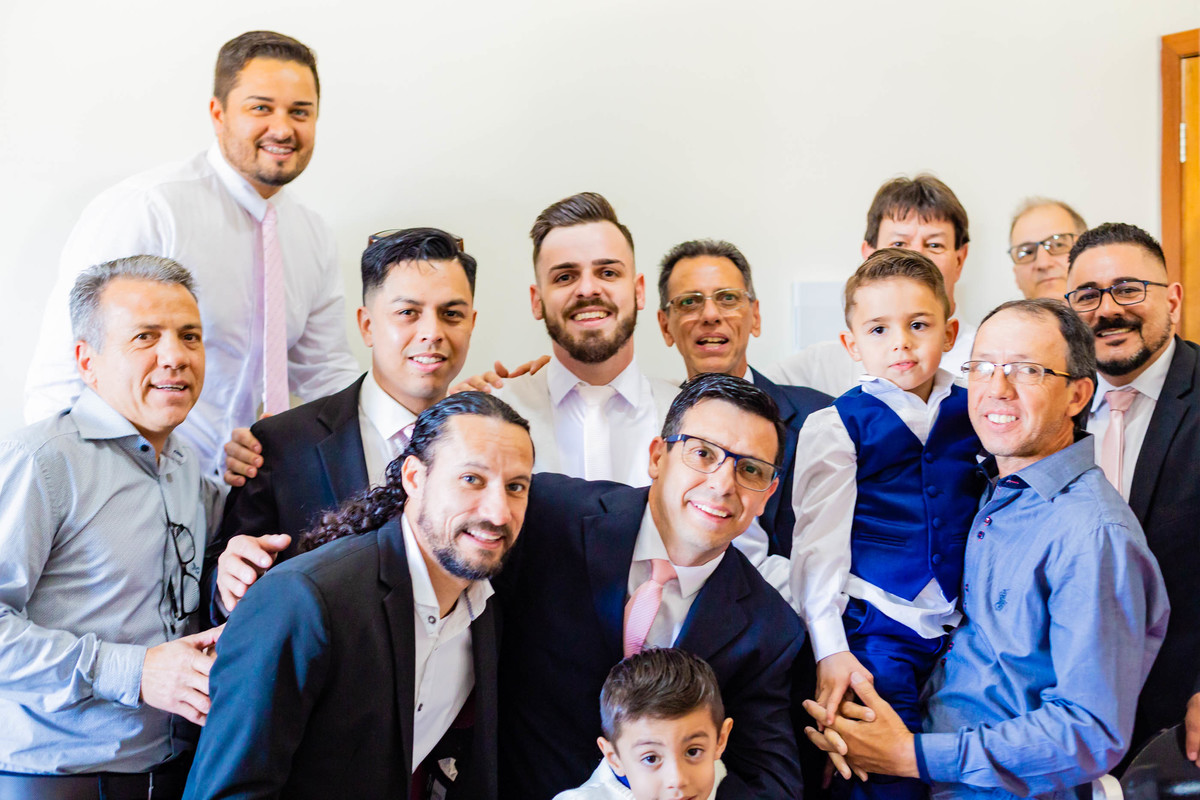 making of do noivo terno azul descontração