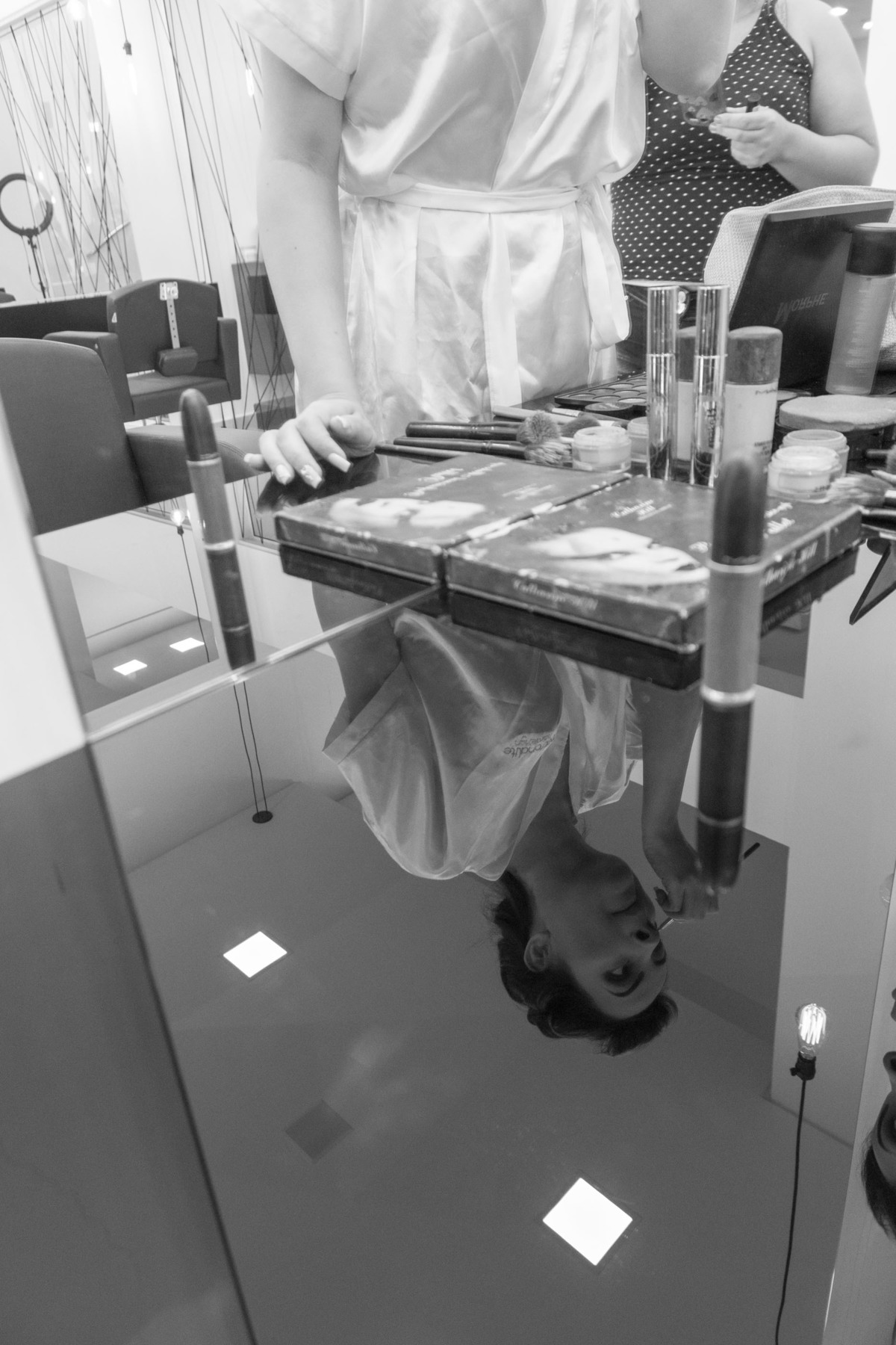 making of noiva maquiadora fez sua própria maquiagem personalite hair design