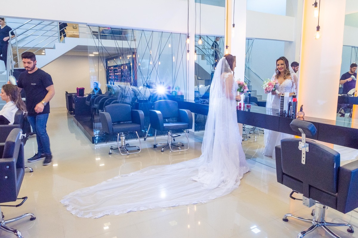 noiva pronta automaquiagem making of cabelo personalite hair design