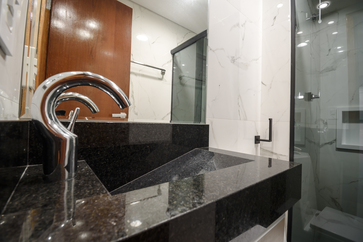 Fotos de apartamento de 27m² em Foz do Iguaçu, disponível para locação no Airbnb.