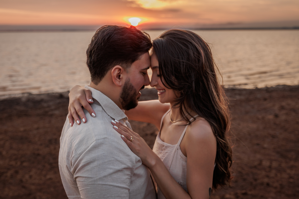 Pré wedding por do sol