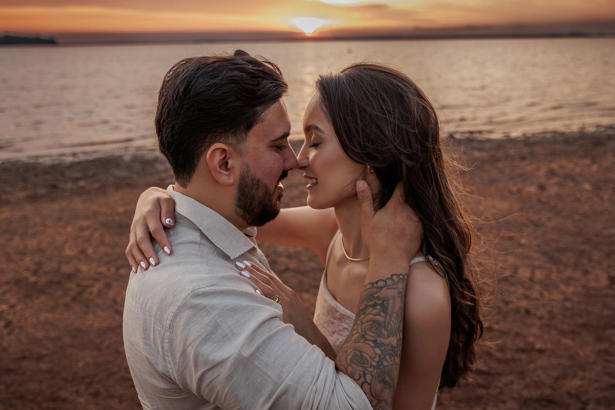 Pré wedding por do sol