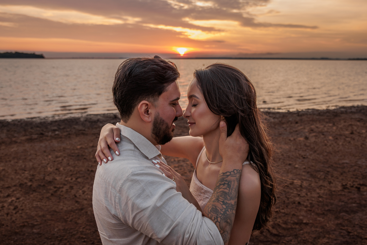 Pré wedding por do sol em Santa Terezinha